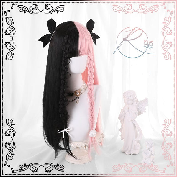 Lolita Black + Pink Wig YC24541