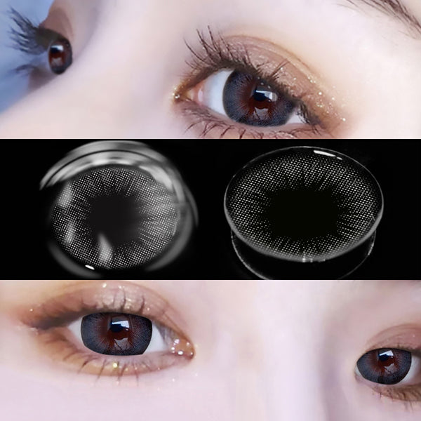 Transparent snowflake contact lenses (Two PIECES)  yc24655