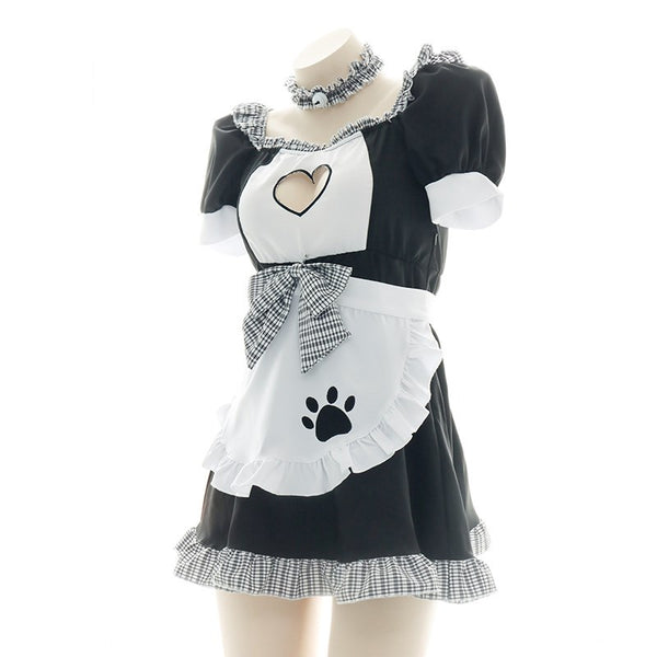 Sexy caring cat claw maid outfit YC24312