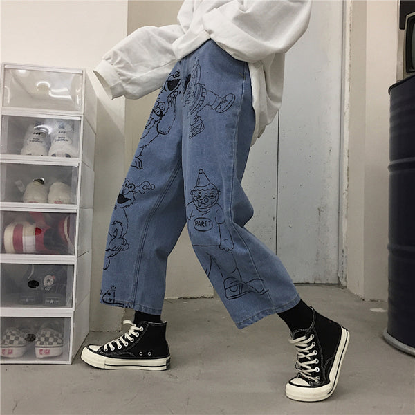 Wide leg jeans  YC21696