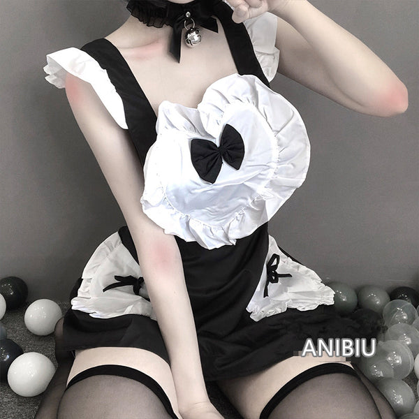Sexy backless maid outfit YC22097