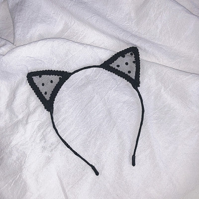 Lace cat ears headband YC21714