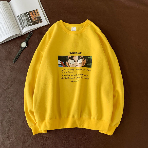 Autumn cartoon print sweater YC22115