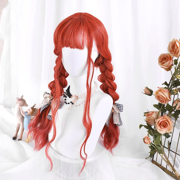 Lolita Orange Red Wig YC24538