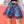 Load image into Gallery viewer, Harajuku style blue skirt YC50014
