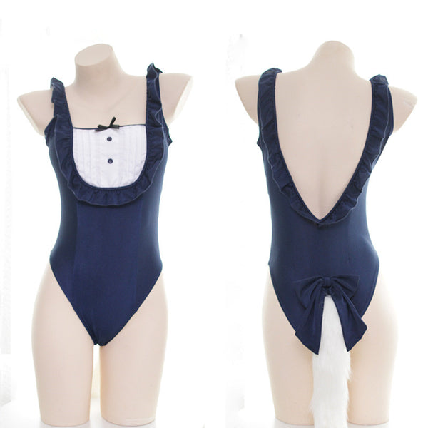 Lolita one-piece swimsuit + tail YC21542