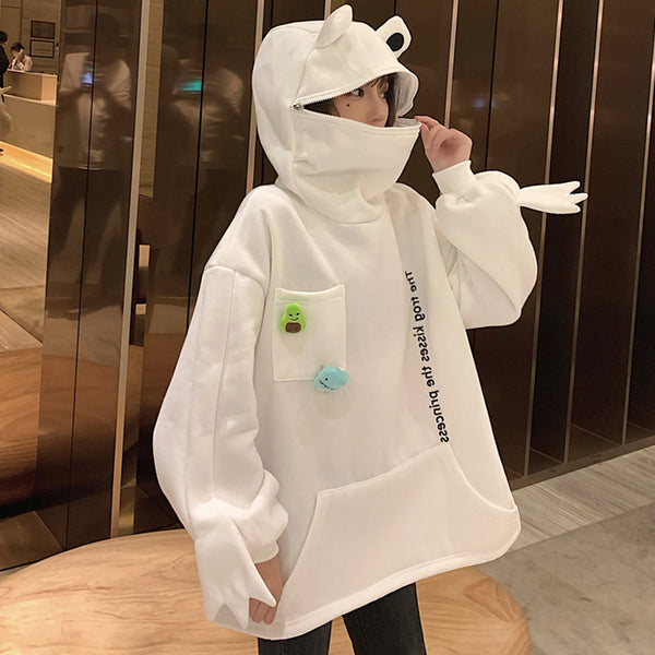 Cute Frog Long Sleeve Top YC24486