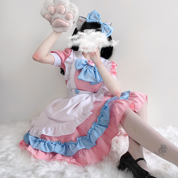 Sweet lolita maid dress set yc24616