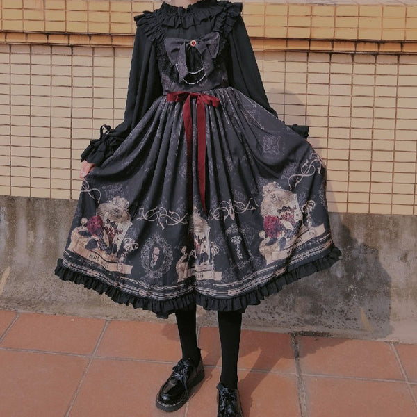 Dark Lolita jsk dress yc50237