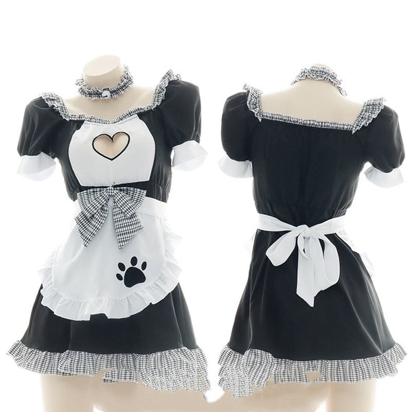 Sexy caring cat claw maid outfit YC24312