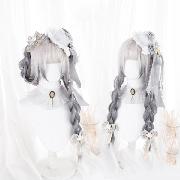 Lolita gradient color long straight hair wig YC24530