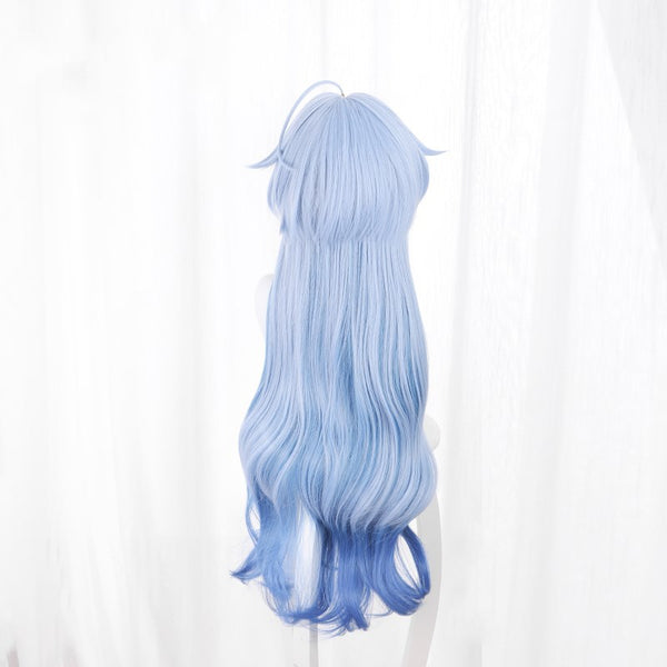 Cosplay Ganyu light blue gradient wig YC24215