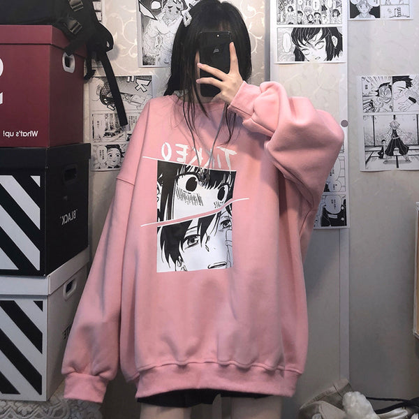 Pink couple sweater oversize YC24552