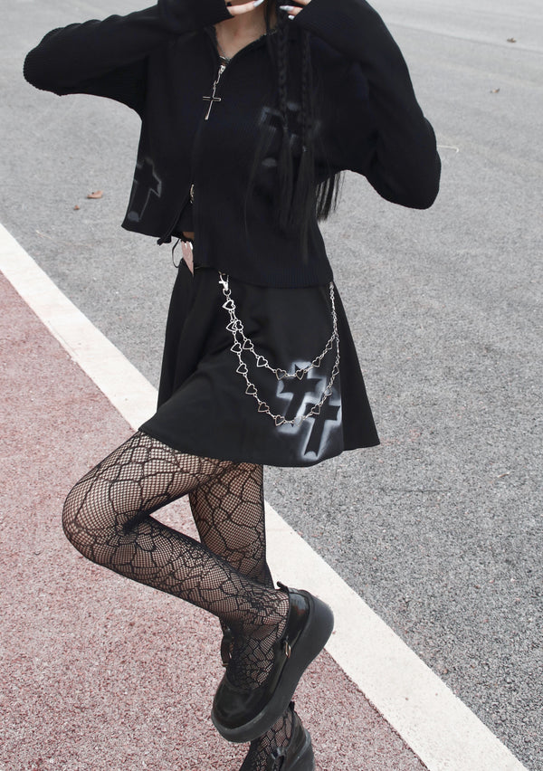 Harajuku Black Long Sleeve Top YC245136