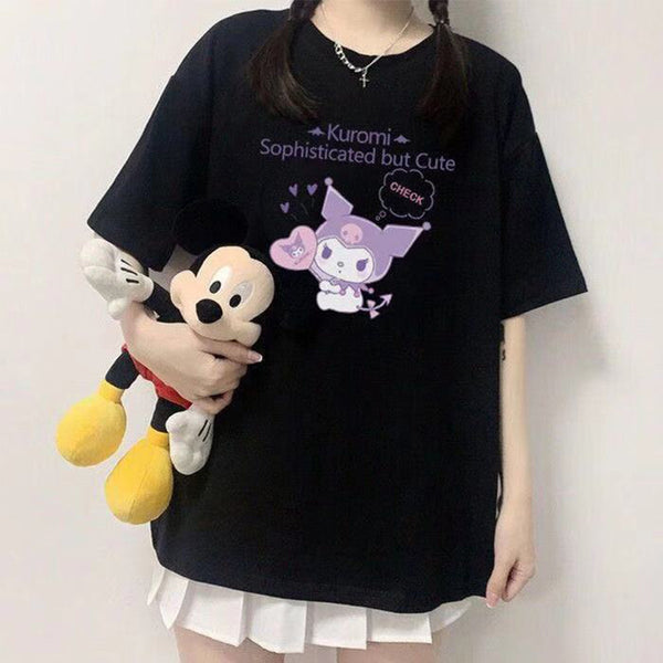 Cute Kuromi short sleeve T-shirt YC24419