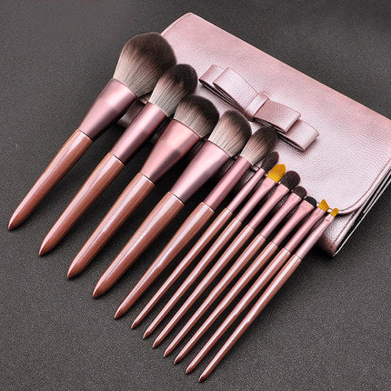 Makeup brush set (12 pieces)  YC21248