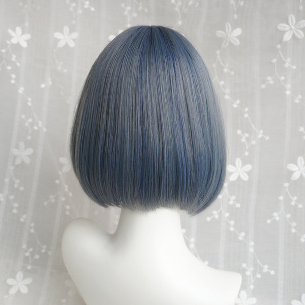 Lolita Blue gray wig yc20918