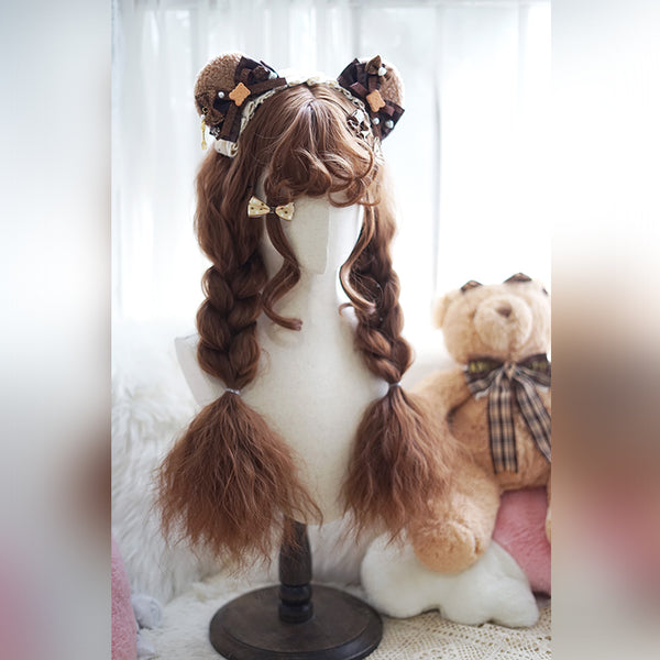 Lolita Vintage Wool Roll Wig yc50145