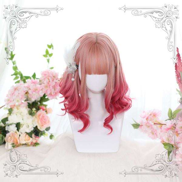 Lolita pink red wig yc22812