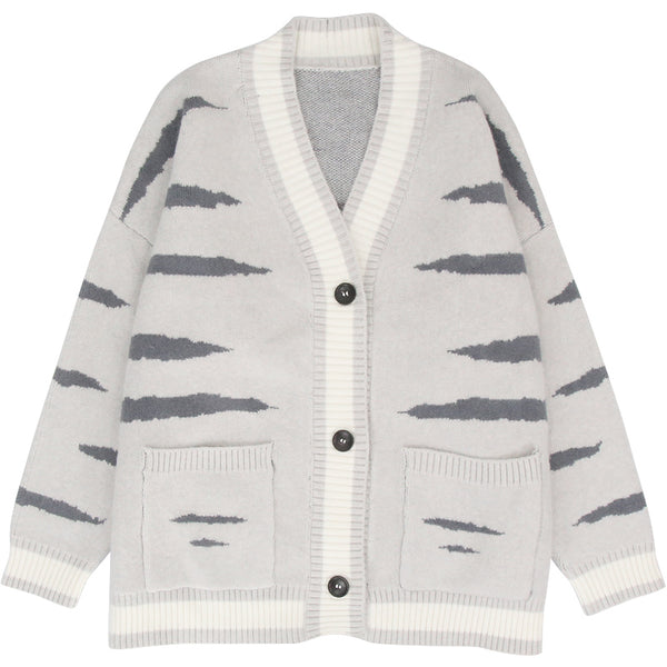 Tiger cat knitted jacket YC24387