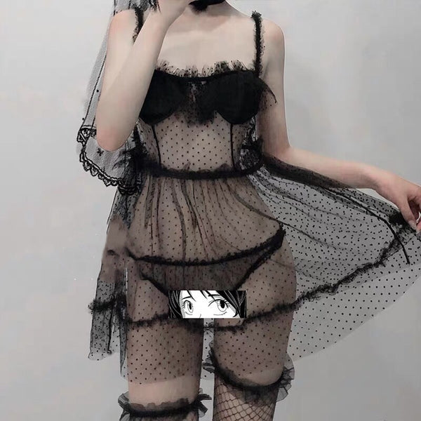 Sexy lace uniform nightdress yc22801