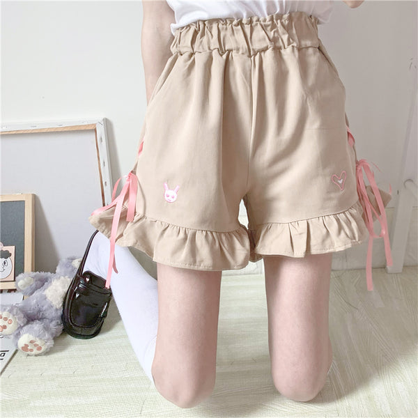 Jfashion cute lace shorts yc24727