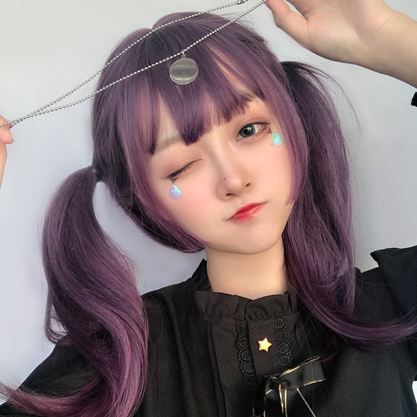 Harajuku purple wig yc22399