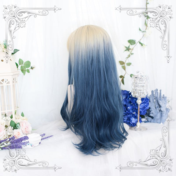 Lolita gradient color long curly wig YC24461