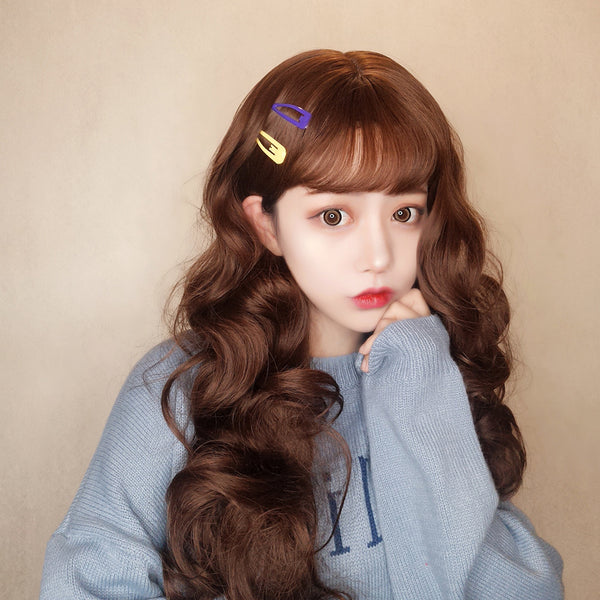 Lolita brown curly wig yc23841
