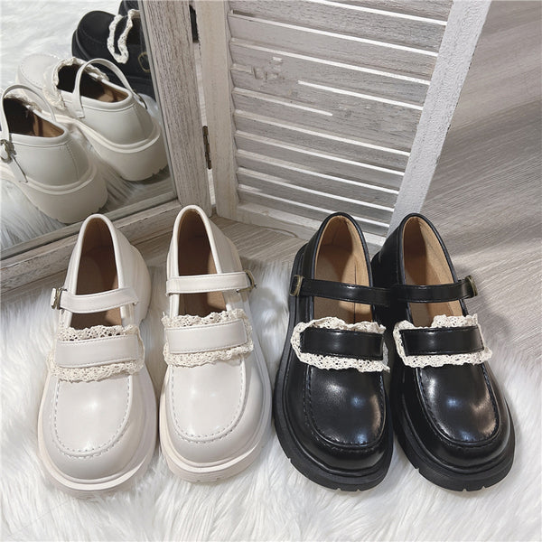 French retro leather shoes yc24631