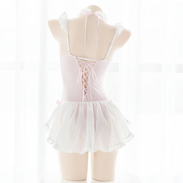 Cute sexy pink pajamas lingerie yc22581