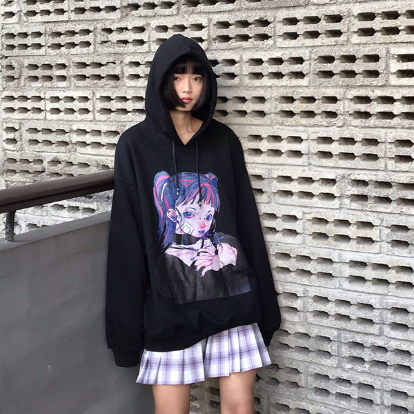 Cute Girl Hooded Sweater yc22603
