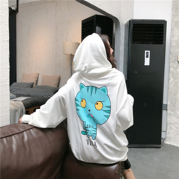 Cat print sweater YC22107