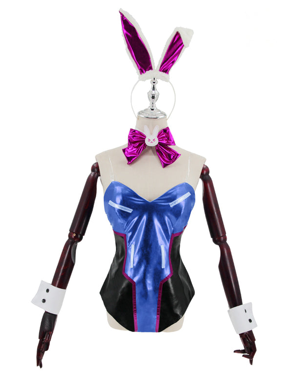 Game D.Va Hana Song Bunny Cosplay Costume yc24614