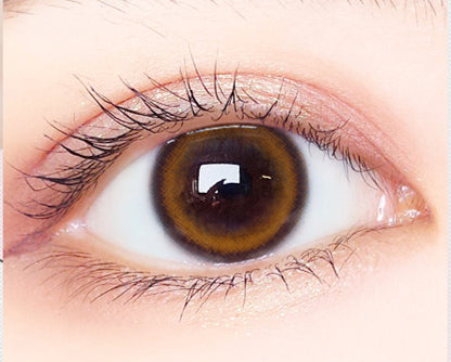 BROWN CONTACT LENSES (2 PIECES)YC24544
