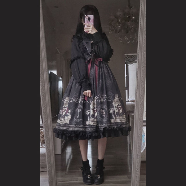 Dark Lolita jsk dress yc50237