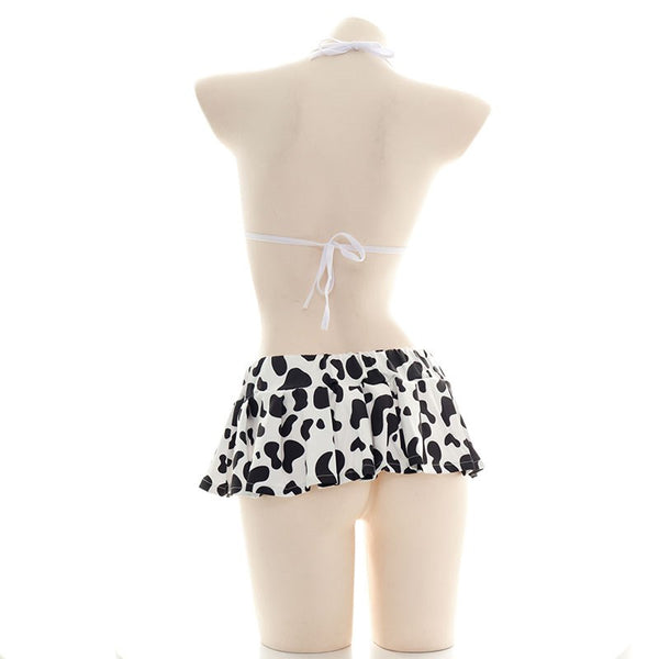 Sexy cow pleated skirt YC24180