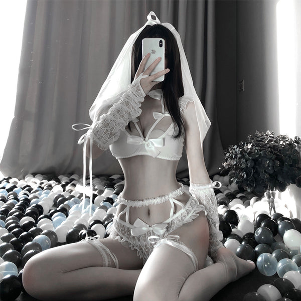 Sexy Wedding Dress Underwear Set yc22539