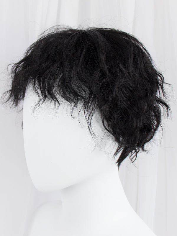 Harajuku blackbrown  short curly wig YC24470