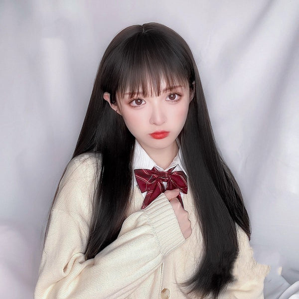 Lolita long straight wig YC24523