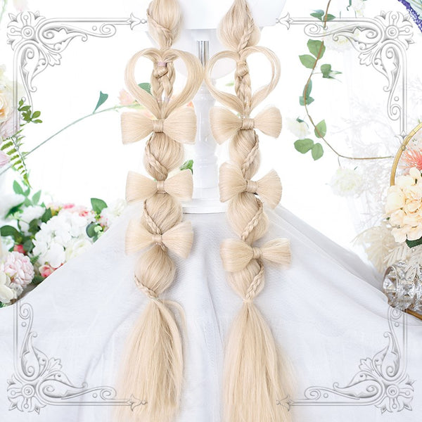 Lolita long straight blond wig  YC24508