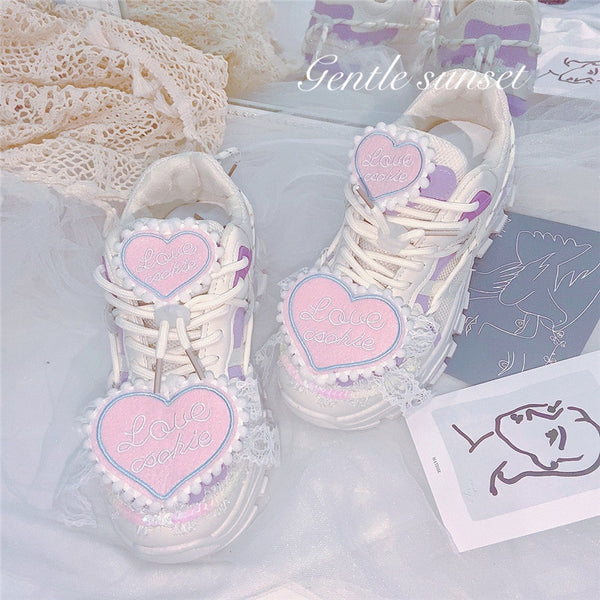 Lolita cute love girl sneakers YC24799
