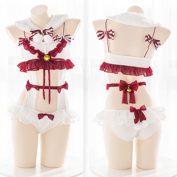 Cute sexy bell lingerie set yc22591