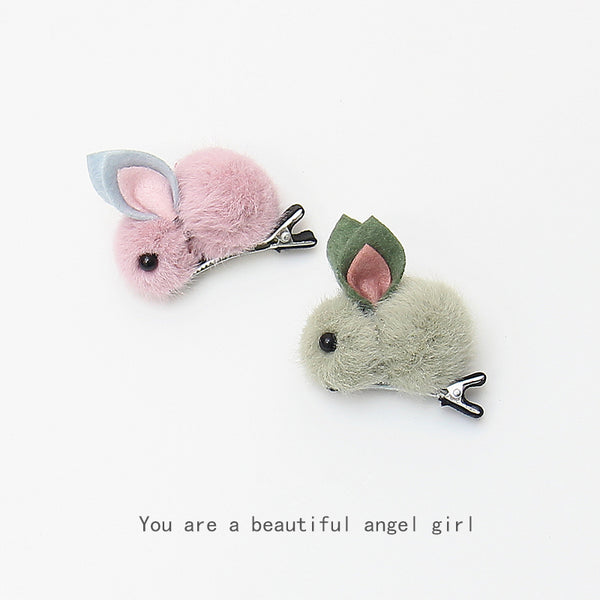 Cute bunny hairpin yc22375