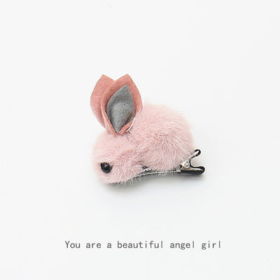 Cute bunny hairpin yc22375
