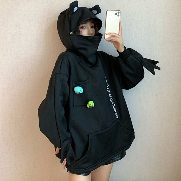 Cute Frog Long Sleeve Top YC24486