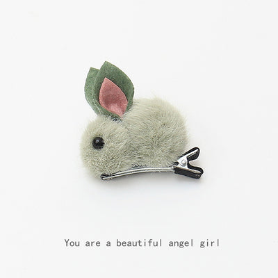 Cute bunny hairpin yc22375