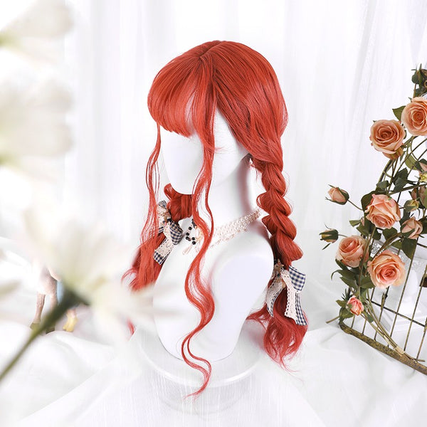 Lolita Orange Red Wig YC24538