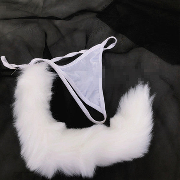 Sexy plush tail thong  YC21875