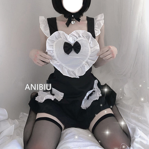 Sexy backless maid outfit YC22097
